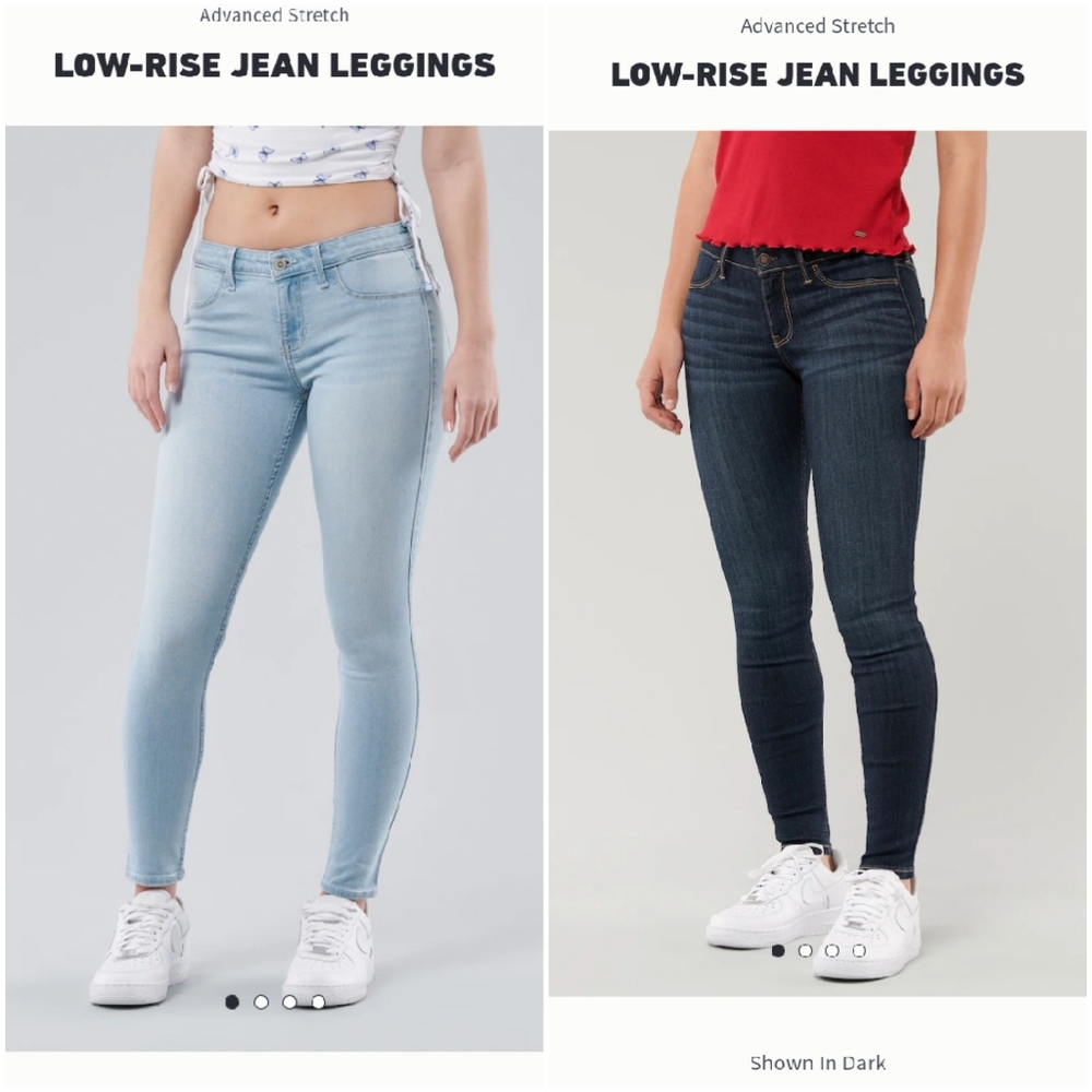 (4) pairs! Hollister Low & Mid Rise Jeggings